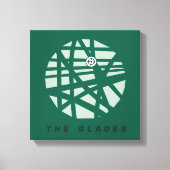 Pijl | Stadskaart Glades Canvas Afdruk (Voorkant)