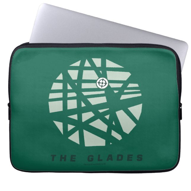 Pijl | Stadskaart Glades Laptop Sleeve (Voorkant)