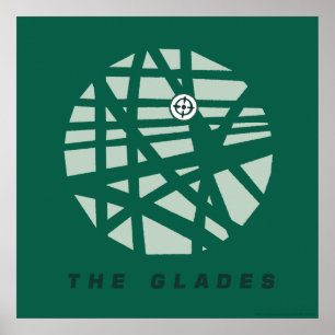 Pijl Stadskaart Glades Poster