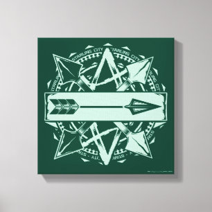 Pijl Starling City Arrow-badge Canvas Afdruk
