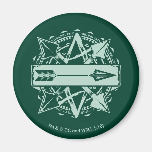 Pijl | Starling City Arrow-badge Magneet (Voorkant)