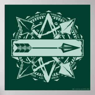 Pijl Starling City Arrow-badge Poster