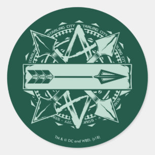 Pijl Starling City Arrow-badge Ronde Sticker