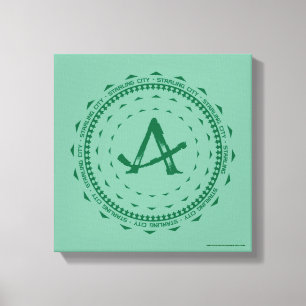 Pijl Starling City Arrow Logo Canvas Afdruk