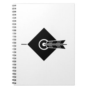 Pijl trof doel Notitieboeken & Journals