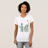 Pijl | Verticale pijlen Grafisch T-shirt (Voorkant volledig)