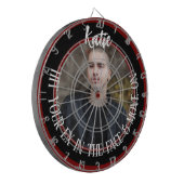 Pijlbord met foto van je ex - relatiebeëindigingsg dartbord (Voorkant Links)