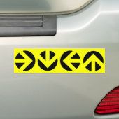 pijlen. bumpersticker (Op auto)