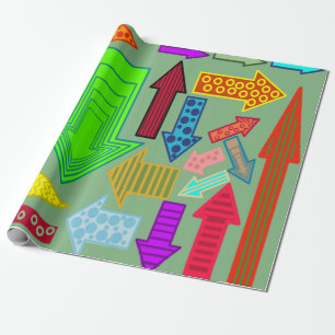 Pijlen Cadeaupapier