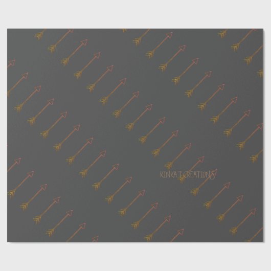 Pijlen Cadeaupapier (Vlak)