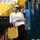 Pijlen geel draagtas