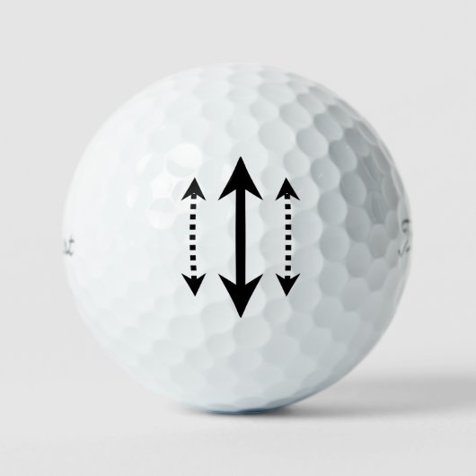 Pijlen Golfballen (Voorkant)