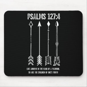 Pijlen omhoog Psalm 127; 4 Moederdag Christelijk B Muismat