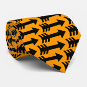 Pijlen - Oranje Stropdas (Opgerold)