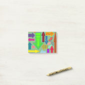 Pijlen Post-it® Notes (Op bureau)