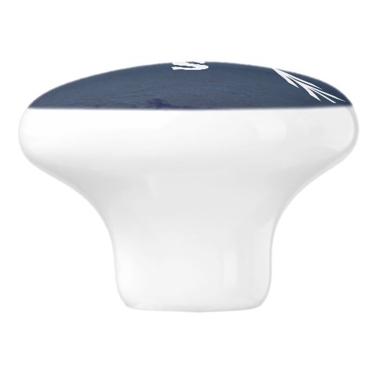 Pijlen samenvoegen keramische knop (Zijkant)