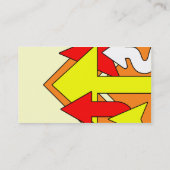 Pijlen Visitekaartje (Achterkant)