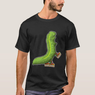 Pijler als gealigneerde skater met gealigneerde sc t-shirt