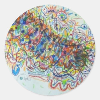 pijler ronde sticker