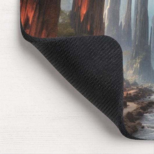 Pijlers en mensen muismat (Hoek)