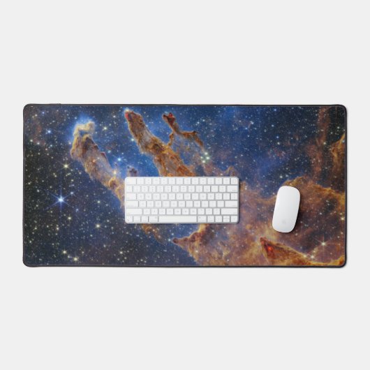 Pijlers van Creatie Eagle Nebula Webb Telescoop Bureaumat (Keyboard & Muis)