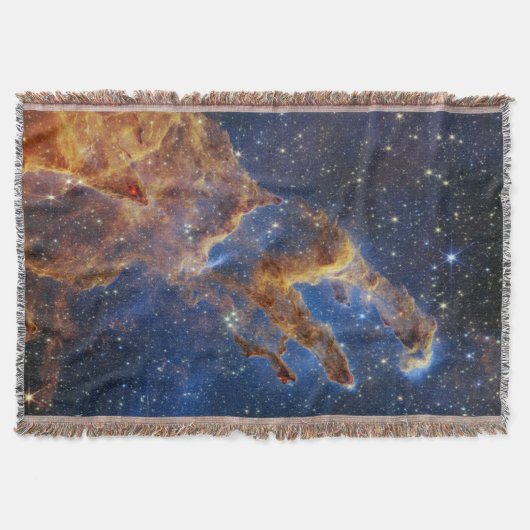 Pijlers van Creatie Eagle Nebula Webb Telescoop Deken (Voorkant)