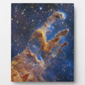 Pijlers van Creatie Eagle Nebula Webb Telescoop Fotoplaat (Voorkant)