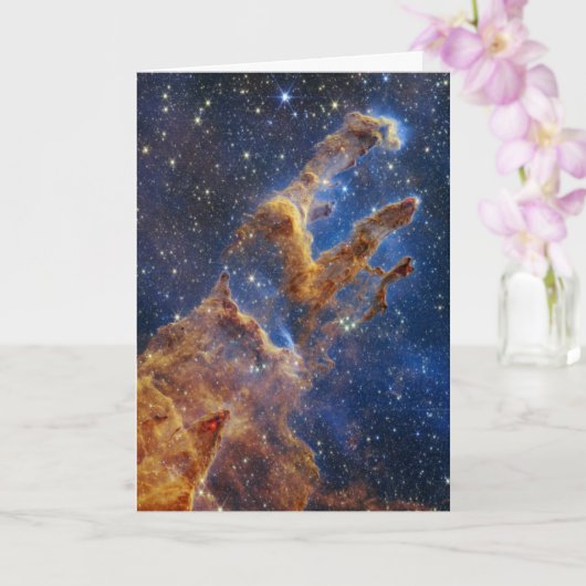 Pijlers van Creatie Eagle Nebula Webb Telescoop Kaart (Orchidee)