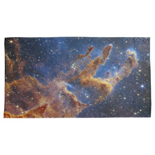Pijlers van Creatie Eagle Nebula Webb Telescoop Kussensloop (Voorkant-Rechts)