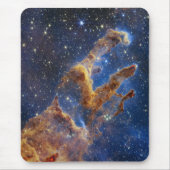 Pijlers van Creatie Eagle Nebula Webb Telescoop Muismat (Voorkant)