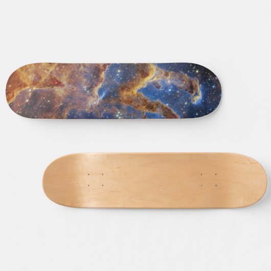 Pijlers van Creatie Eagle Nebula Webb Telescoop Skateboard (Horizontaal)