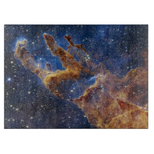 Pijlers van Creatie Eagle Nebula Webb Telescoop Snijplank (Voorkant)