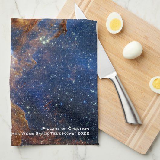 Pijlers van Creatie James Webb Hi-Res 2022 Theedoek (Quarter Fold)