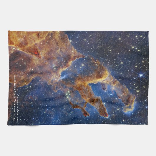 Pijlers van Creatie James Webb Hi-Res 2022 Theedoek (Horizontaal)