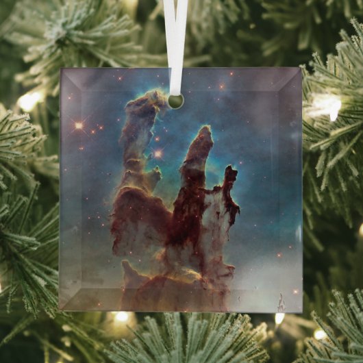 Pijlers van de schepping, Eagle Nebula Hubble Spac Glas Ornament (Insitu)