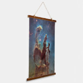 Pijlers van de schepping, Eagle Nebula Hubble Spac Hangend Wandkleed (Gebogen)