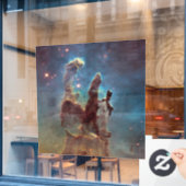 Pijlers van de schepping, Eagle Nebula Hubble Spac Raamsticker (Cafe Raam)