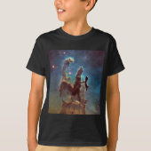 Pijlers van de schepping, Eagle Nebula Hubble Spac T-shirt (Voorkant)
