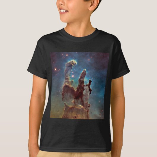 Pijlers van de schepping, Eagle Nebula Hubble Spac T-shirt (Voorkant)