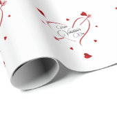 Pijlhart Cadeaupapier (Rol Hoek)