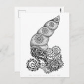 Pijlinktvis 10 jaar briefkaart (Voorkant / Achterkant)