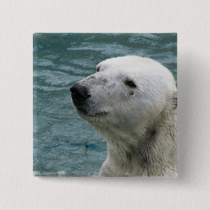 Pijlpaneel Polar Beer Profile Square Pin Vierkante Button 5,1 Cm