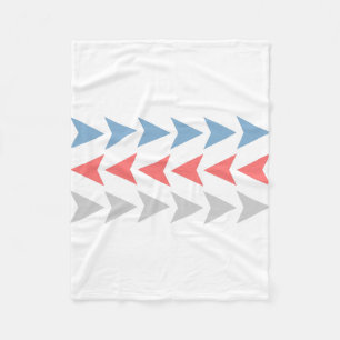 Pijlpatroon Fleece Deken