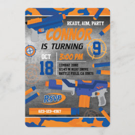 Pijlpistool Uitnodiging