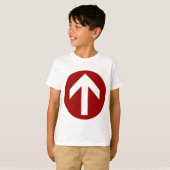 Pijlschijf T-shirt (Voorkant volledig)