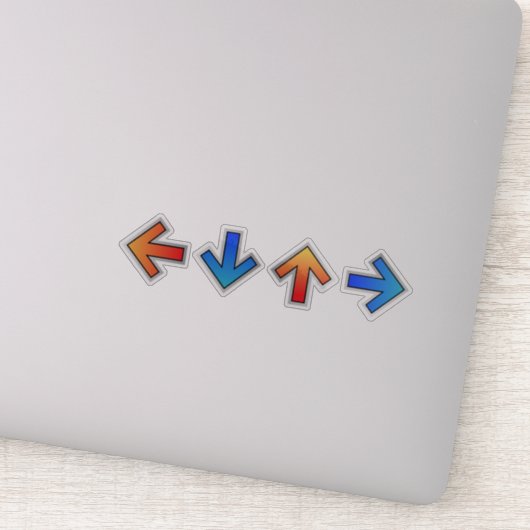 Pijlspread Sticker (Detail)