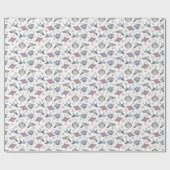 pijlstaartroggen en zeesterren inpakpapier (Vlak)