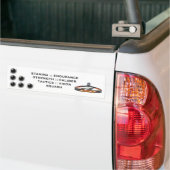 Pijltje Bumpersticker (Op Truck)