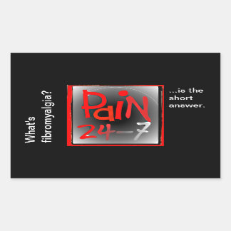 Pijn 24/7 stickers - chronische onzichtbare aandoe