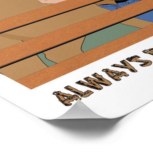 Pijn altijd voordat u POSTER rijdt (Hoek)